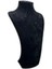 Yerli Süet Kumaş Elisia Manken, Siyah, 25/12 Cm, Takı Sergileme, Gerdanlık, Şık ve Zarif 4