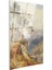 J.m.w. Turner - Dağ Vadisi Manzarası Cam Tablo 3