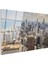 Chicago Panoraması - Göl Kıyısı Şehir Manzarası Cam Tablo 3