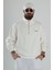 Oversize Beyaz Hoodie 1