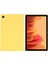 Samsung Galaxy Tab A7 10.4(2022)/(2020) Sıvı Silikon Düşmeye Dayanıklı Tablet Kılıfı Koruyucu Kapak-Sarı (Yurt Dışından) 2