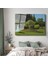 Claude Monet - Sainte-Adresse'deki Bahçe Cam Tablo 1