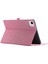 Honor Pad X9A Deri Kılıf Kart Tutucu Kumaş Doku Tablet Standı Kapağı-Pembe (Yurt Dışından) 2