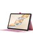 Honor Pad X9A Deri Kılıf Kart Tutucu Kumaş Doku Tablet Standı Kapağı-Pembe (Yurt Dışından) 3