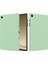 Samsung Galaxy Tab A9+Tablet Kılıfı Sıvı Silikon Koruyucu Kapak-Yeşil (Yurt Dışından) 2