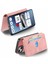 Caseneo For Nothing PHONE(2A)KILIF Çapraz Doku Deri Çıkarılabilir Manyetik Telefon Kılıfı-Pembe (Yurt Dışından) 3