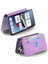 Caseneo For Nothing PHONE(2A)KILIF Çapraz Doku Deri Çıkarılabilir Manyetik Telefon Kılıfı-Mor (Yurt Dışından) 3