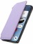 Caseneo For Nothing PHONE(2A)KILIF Çapraz Doku Deri Çıkarılabilir Manyetik Telefon Kılıfı-Mor (Yurt Dışından) 5