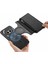 Caseneo For Nothing PHONE(2A)KILIF Çapraz Doku Deri Çıkarılabilir Manyetik Telefon Kılıfı-Siyah (Yurt Dışından) 4