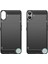 For Nothing Cmf Telefon 1 Kılıfı Karbon Fiber Doku Tpu Fırçalanmış Telefon Kılıfı-Siyah (Yurt Dışından) 4