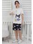 I Love Kuromi Baskılı Kısa Kollu Şort Pijama Takımı 2