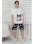 I Love Kuromi Baskılı Kısa Kollu Şort Pijama Takımı 3