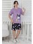 I Love Kuromi Baskılı Kısa Kollu Şort Pijama Takımı 5