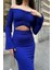 Lita Cut Out Büzgülü Elbise 2715-8 7