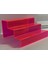 3 Katlı Merdiven Stand 30CM Fuşya - Şık ve Fonksiyonel Dekorasyon Aracı 6