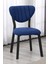 Elma Modeli Yuvarlak Mutfak Masa Sandalye Takımı, 4 Sandalye 1 Sabit Ceviz Masa 90X90 Cm, Keten Kumaş 2