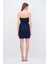Straplez Mini Elbise Lacivert 12444852000 5
