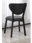 Elma Modeli Kare Mutfak Masa Sandalye Takımı, 4 Sandalye 1 Sabit Beyaz Masa 70X70 Cm, Keten Kumaş 4