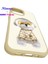 iPhone 15 Uyumlu 3D Gözlük Zincir Rich Kedi Detaylı Nakış İşlemeli Kabartmalı Cool Glasses Kılıf 6