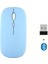 Ipad Macbook Telefon Telefon Laptop Tablet Uyumlu Şarj Edilebilir Kablosuz Ince Hafif Bluetooth Renli Mouse Fare 1