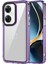 Oneplus Nord Ce3 5g/oppo K11 5g Şeffaf Kılıflar Pc+Tpu Kabuk Çizilmez Telefon Kılıfı-Şeffaf Mor (Yurt Dışından) 1