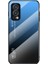 Degrade Temperli Cam + Tpu Çerçeve Hibrit Ince Darbeye Dayanıklı Koruyucu Kapak Kılıfı Oneplus Nord 2 5g Için - Degrade Mavi Siyah (Yurt Dışından) 1