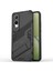 Oneplus Nord Ce4 Lite 5g/oppo K12X 5g (Çin) Kılıf Kickstand Hibrit Sert Pc Yumuşak Tpu Telefon Kılıfı-Siyah (Yurt Dışından) 1