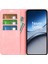 Oneplus Nord 4 Kılıf Skin-Touch Deri Cüzdan Telefon Kılıfı-Pembe (Yurt Dışından) 2