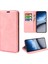 Oneplus Nord 4 Kılıf Skin-Touch Deri Cüzdan Telefon Kılıfı-Pembe (Yurt Dışından) 5
