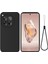Oneplus Ace 3 5G/12R 5g Cep Telefonu Kılıfı Sıvı Silikon Çizilmez Kapak Yumuşak Astarlı-Siyah (Yurt Dışından) 1