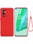 Oneplus 9 Pro-Kırmızı Için El Kayışlı Sıvı Silikon Yumuşak Kapaklı Kılıf (Yurt Dışından) 1