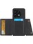 Oneplus 11 5g Kart Tutucu Telefon Kılıfı Pu Deri Kaplamalı Tpu Kickstand Kılıf Araç Montaj Metal Levhası-Siyah (Yurt Dışından) 2