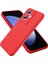 Oneplus Nord N30 Se 5g Sıvı Silikon Kılıf Fiber Astarlı Telefon Kılıfı Kayışlı-Kırmızı (Yurt Dışından) 2