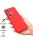 Oneplus Nord N30 Se 5g Sıvı Silikon Kılıf Fiber Astarlı Telefon Kılıfı Kayışlı-Kırmızı (Yurt Dışından) 5