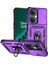Oneplus Nord Ce3 5g Kılıf Halka Kickstand Pc + Tpu Telefon Koruyucu Sürgülü Kamera Kapağı-Mor (Yurt Dışından) 1