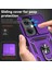 Oneplus Nord Ce3 5g Kılıf Halka Kickstand Pc + Tpu Telefon Koruyucu Sürgülü Kamera Kapağı-Mor (Yurt Dışından) 5