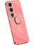 Xınlı Oneplus Nord Ce4 5g Tpu Kılıf Halka Kickstand Elektrokaplama Telefon Kılıfı-Kırmızı (Yurt Dışından) 1
