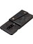 Kickstand Kart Tutucu Pu Deri Kaplamalı Tpu Telefon Kılıfı [yerleşik Araç Manyetik Levhası] Oneplus 8 Pro-Siyah Için (Yurt Dışından) 3