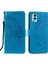 Oneplus Nord 2 5g-Blue Için Pu Deri Baskılı Mandala Desenli Cüzdan Standı Kılıf Kayışlı (Yurt Dışından) 1