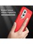 1.8mm Hava Yastığı Tpu Kılıf Fırçalanmış Yüzey Karbon Fiber Doku Telefon Kılıfı Isı Dağıtma Tasarımı ile Oneplus Nord 2 5g-Kırmızı (Yurt Dışından) 3