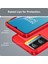 Oneplus Nord N20 Se 4g Karbon Fiber Doku Yumuşak Tpu Telefon Kılıfı Parmak Izi Önleyici Fırçalanmış Telefon Kılıfı-Kırmızı (Yurt Dışından) 5