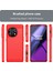 Oneplus 11 5g Çizilmez Tpu Kapak Fırçalanmış Karbon Fiber Doku Telefon Kılıfı-Kırmızı (Yurt Dışından) 3