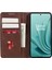 Oneplus Nord 3 5g/ace 2V Iş Stili Cüzdan Telefon Kılıfı Dana Dokusu Düşmeye Karşı Dayanıklı Pu Deri Kabuk Kılıf-Kahverengi (Yurt Dışından) 5