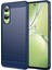 Oppo K12X 5g (Çin)/oneplus Nord Ce4 Lite 5g Kılıf Fırçalanmış Tpu Telefon Kılıfı Karbon Fiber Doku-Mavi (Yurt Dışından) 1