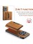 Dg.mıng M2 Serisi Oneplus 13 Kılıf Pu+Pc+Tpu Telefon Kılıfı Çıkarılabilir Cüzdan-Kahverengi (Yurt Dışından) 5