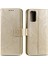 Imprint Flower Deri Cüzdan Kılıf Oneplus 8t/8t Pro Telefon Kılıfı-Altın (Yurt Dışından) 5