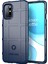 Shield Serisi Kare Izgara Doku Kalınlaştırılmış Tpu Kabuk Telefon Kılıfı Oneplus 8t-Mavi (Yurt Dışından) 1