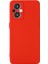 Oneplus Nord N20 5g Düz Renk Sıvı Silikon Telefon Koruyucu Çizilmeye Dayanıklı Kılıf Kayışlı-Kırmızı (Yurt Dışından) 3