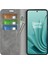 Oneplus Ace 2V/NORD 3 5g Cep Telefonu Pu Deri Cüzdan Kabuk Flip Kılıf Için Skin-Touch Stand Kılıfı-Gri (Yurt Dışından) 2