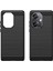 Oneplus Nord Ce3 5g Anti-Düşme Telefon Kılıfı Karbon Fiber Doku Yumuşak Tpu Fırçalanmış Kapak-Siyah (Yurt Dışından) 3